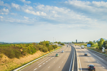 Obraz premium autoroute française