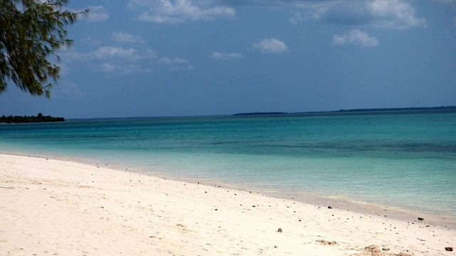 overview of the bautiful beaches of zanzibar