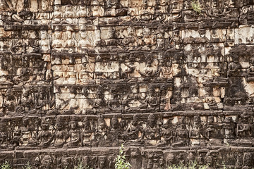Carvings On The Leper King Terrace