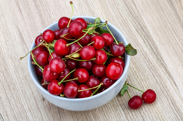 Cherry in the bowl
