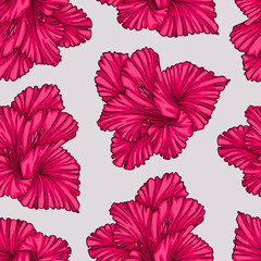 Simple floral seamless pattern.
