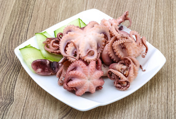 Marinated octopus