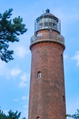 Leuchtturm Darßer Ort, Halbinsel Fischland-Darß-Zingst, Mecklenburg-Vorpommern, Deutschland