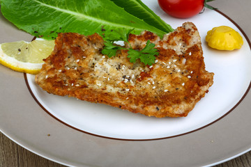 Pork schnitzel