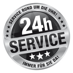 24h Service - Service rund um die Uhr! Immer für Sie da!