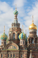 Fototapeta na wymiar Orthodox Church of the Savior on blood. Saint-Petersburg, Russia