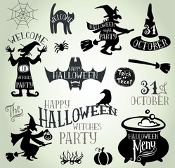 Halloween silhouettes