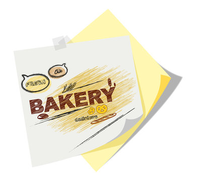 Post it | Notizzettel | Bakery