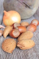 Amandes, Noisettes 