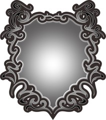 Frame Black Abstract Shape