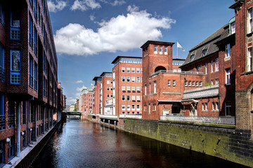 Herrengrabenfleet in Hamburg - Südteil