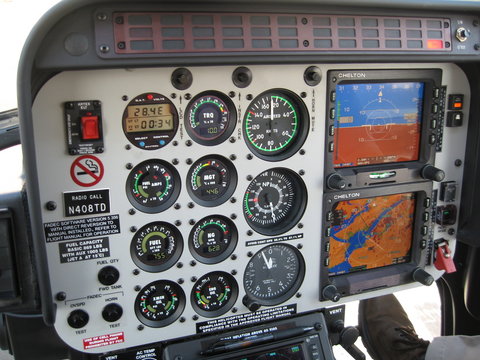 helicopter control panel