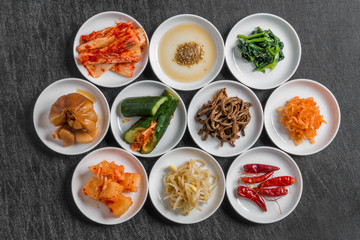 Korean pickle and seasoning
