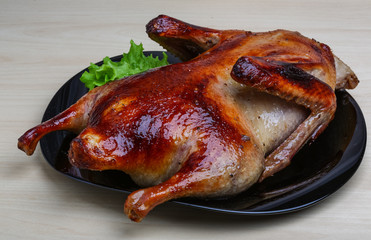 Roasted duck