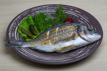 Grilled dorado