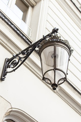 PARIS, FRANCE, on AUGUST 26, 2015. Typical architectural details of historical city building. Old...