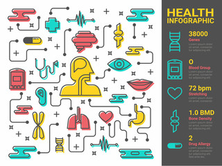Health and medical line art