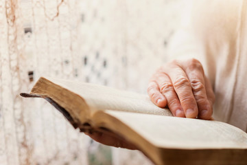 Woman with bible