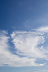 Naklejka na ściany i meble beautiful blue sky and cloud pattern in nature
