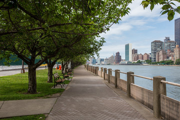 Roosevelt island in New York city.