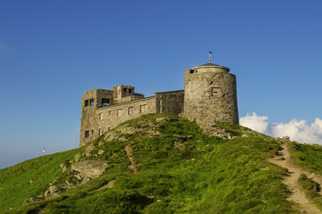 Old castle on the mountain