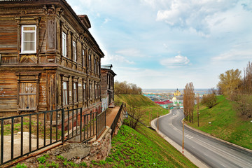 View of road in Nizhny Novgorod