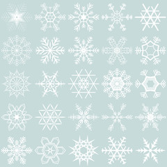 snow flakes collection