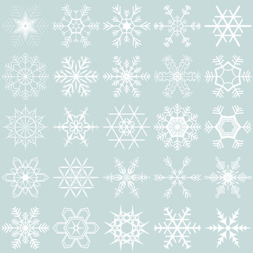snow flakes collection