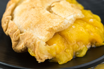 Peach pie.