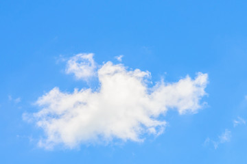 Naklejka na ściany i meble Beautiful White cloud on blue sky nature background
