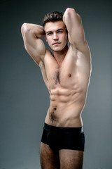 Fashion topless man
