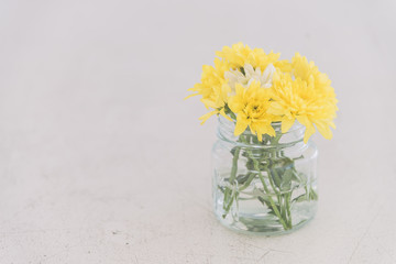 Flower vase - vintage filter