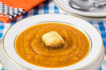 Pumpkin soup.
