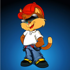 fashion Cute cat puppy colorful