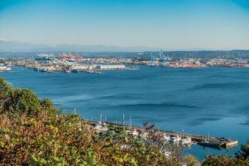 Fototapeta na wymiar Port of Tacoma