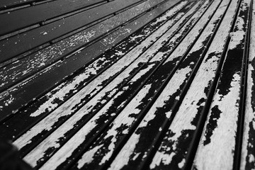 Wood park bench texture