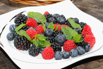 Blaubeeren, Himbeeren, Brombeeren