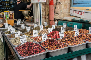 Spices at Jerusalem market