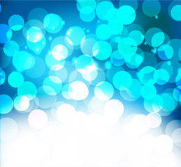 Merry Christmas Landscape. Vector  Happy New Year