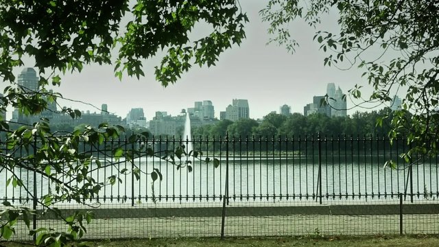 Joggers and runners keeping fit in Central Park, New York