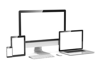 Ultimate web design, laptop, smartphone, tablet, computer