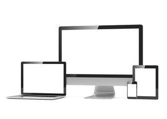 Ultimate web design, laptop, smartphone, tablet, computer