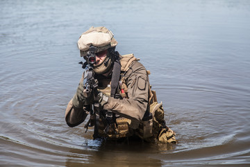 special forces in the water