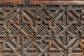 The craft wooden of wall of Bau Inania Merdasa