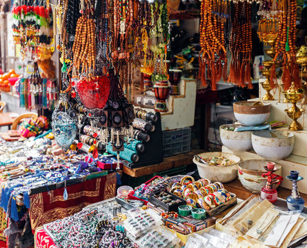 Souvenirs Market at Streets of Jerusalem Old City