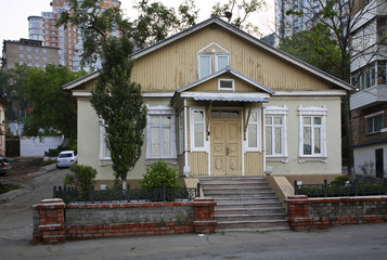 Historic Sukhanov house in Vladivostok. Russia