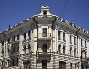 Old house in Vladivostok. Russia
