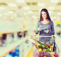 Supermarket Shopping.