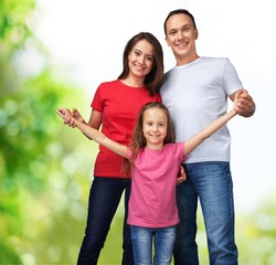 Cheerful Family.