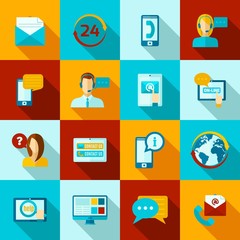 Contact Us Icons Set